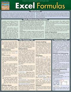 Excel Formulas QuickStudy Laminated Study Guide (QuickStudy Computer), written by John Hales; Krista Jensen