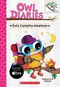 Read Eva's Campfire Adventure: A Branches Book (Owl Diaries #12), written by Rebecca Elliott