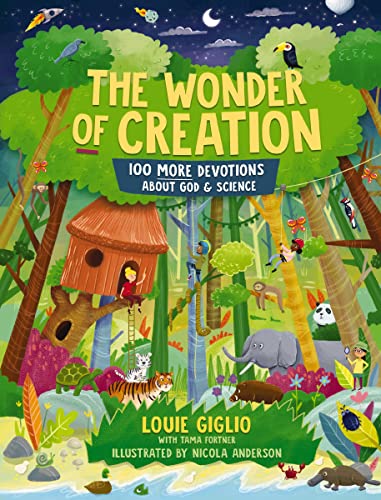 Read The Wonder of Creation: 100 More Devotions About God and Science (Indescribable Kids), written by Louie Giglio