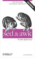 Read sed and awk Pocket Reference: Text Processing with Regular Expressions, written by Arnold Robbins