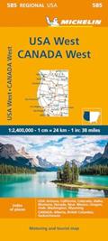 Read Michelin USA: West, Canada: West Map 585 (Maps/Regional (Michelin)), written by Michelin