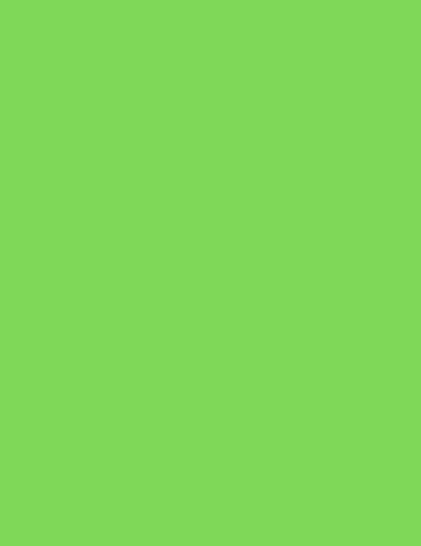 Read Monotone Simple Leaf Green Matte Paperback Graph Lined Notebook 120 Pages, written by Wil Nezson