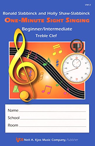 Read VM12 - One-Minute Sight Singer - Beg./Int. Treble Clef, written by Ronald Slabbinck; Holly Shaw-Slabbinck Read VM12 - One-Minute Sight Singer - Beg./Int. Treble Clef, written by Ronald Slabbinck; Holly Shaw-Slabbinck