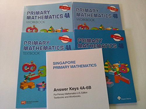 Read Singapore Primary Mathematics Level 4 KIT + Answer Booklet (US Edition)--Textbooks 4A and 4B, Workbooks 4A and 4B and Answer Key Booklet, written by Singapore Marshall Cavendish Int (S) Pte Ltd Read Singapore Primary Mathematics Level 4 KIT + Answer Booklet (US Edition)--Textbooks 4A and 4B, Workbooks 4A and 4B and Answer Key Booklet, written by Singapore Marshall Cavendish Int (S) Pte Ltd