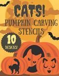 Read Cat Stencils For Halloween Pumpkin Carving: 10 Fun Patterns for Cat Lovers Of All Ages (Halloween Pumpkin Carving Stencils), written by KSG Press