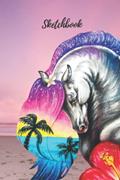 Read Hawaii and Horse Themed Sketchbook: 6x9 Artist Sketchbook for Drawing, Coloring and Doodling for All Ages, written by KSG Press