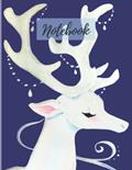 Read Winter Silver Stag Notebook: An 8.5 x 11 Notebook for Writing, Journaling, and Note Taking, written by KSG Press
