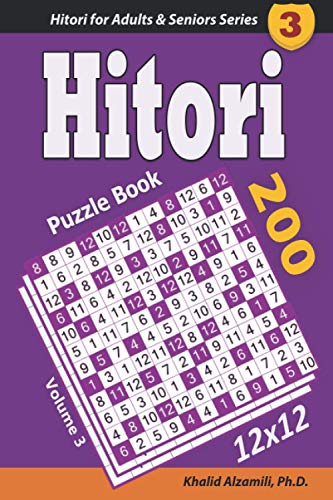 Read Hitori Puzzle Book: 200 Puzzles (12x12) : Keep Your Brain Young (Hitori for Adults & Seniors Series), written by Dr. Khalid Alzamili