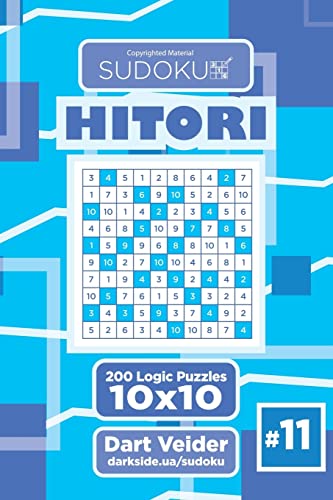 Read Sudoku Hitori - 200 Logic Puzzles 10x10 (Volume 11), written by Dart Veider Read Sudoku Hitori - 200 Logic Puzzles 10x10 (Volume 11), written by Dart Veider