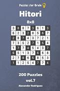 Read Puzzles for Brain - Hitori 200 Puzzles 8x8 vol. 7, written by Alexander Rodriguez