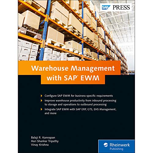 Read SAP EWM (SAP Extended Warehouse Management): Functionality and Technical Configuration (SAP PRESS), written by Balaji Kannapan; Hari Tripathy; Vinay Krishna Read SAP EWM (SAP Extended Warehouse Management): Functionality and Technical Configuration (SAP PRESS), written by Balaji Kannapan; Hari Tripathy; Vinay Krishna