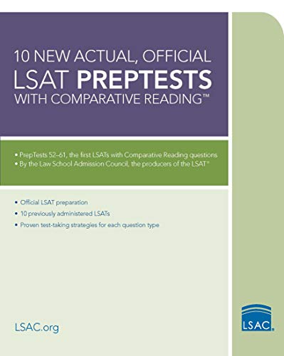 Read 10 New Actual, Official LSAT PrepTests with Comparative Reading: (PrepTests 52-61), written by Law School Admission Council Read 10 New Actual, Official LSAT PrepTests with Comparative Reading: (PrepTests 52-61), written by Law School Admission Council