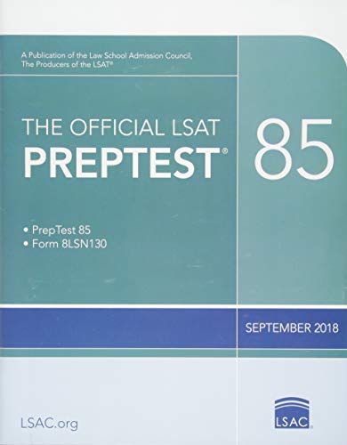Read The Official LSAT PrepTest 85: (Sept. 2018 LSAT), written by Law School Admission Council
