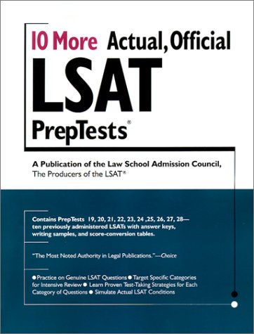 Read 10 More Actual, Official LSAT PrepTests (Lsat Series), written by Law School Admission Council Read 10 More Actual, Official LSAT PrepTests (Lsat Series), written by Law School Admission Council