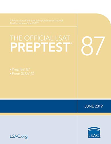 Read The Official LSAT PrepTest 87: (June 2019 LSAT), written by Law School Admission Council