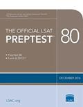 Read The Official LSAT PrepTest 80: (Dec. 2016 LSAT), written by Law School Admission Council