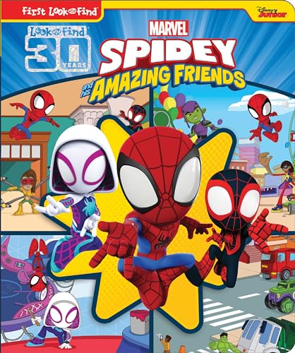 Read Marvel Spider-man - Spidey and His Amazing Friends - First Look and Find Activity Book - PI Kids, written by PI Kids