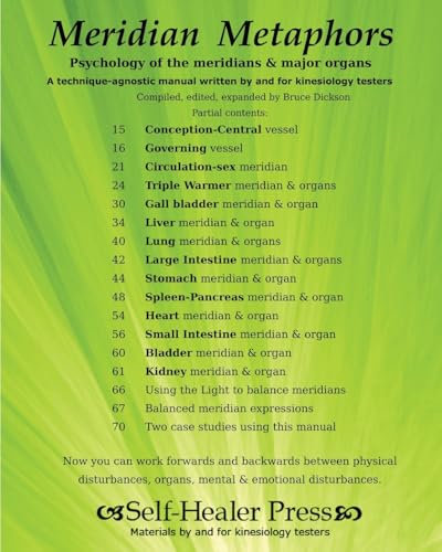 Read Meridian Metaphors: Psychology of the meridians and major organs (Best Practices in Energy Medicine), written by Bruce Dickson MSS