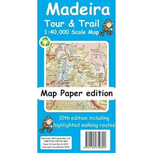 Read Madeira Tour and Trail Map (10th paper edition), written by David Brawn