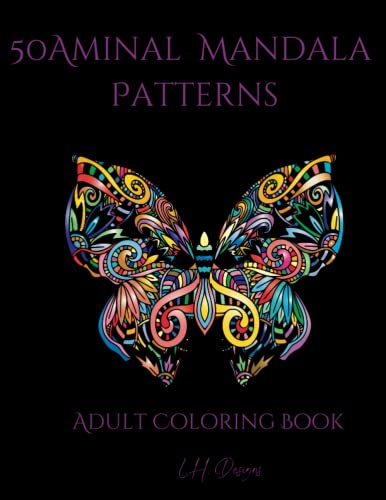 Read 50 Beautiful Animal Mandalas: Adult Coloring Book, written by Lynfa Halligan