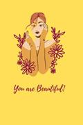 Read You Are Beautiful Notebook, written by Lynfa Halligan