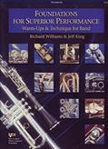 Read Foundations for Superior Performance: Warm-ups and Technique for Band : Trombone, written by Richard Williams; Jeff King