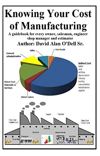 Read Knowing Your Cost of Manufacturing: A guidebook for every owner, salesman, engineer shop manager and estimator, written by David O'Dell