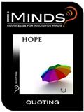 Read Quoting: Hope, written by iMinds