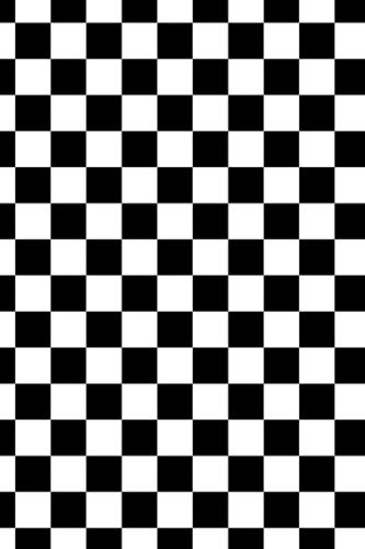 Read Journal: Black and White Checkered Pattern Lined Notebook, written by Brainthread Publishing