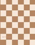 Read Checkered Notebook: Aesthetic Notebook Checkerboard, Blank Lined Paperback Notebook Journal, Brown Checkered Pattern Retro, written by Inspired Life Creative