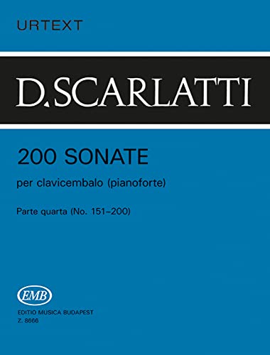 Read Scarlatti: 200 Sonatas - Volume 4, written by DOMENICO SCARLATTI