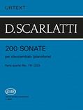 Read Scarlatti: 200 Sonatas - Volume 4, written by DOMENICO SCARLATTI