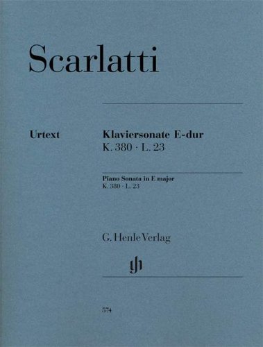 Read Sonate K.380 / L.23 en Mi Majeur --- Piano (English, German and French Edition), written by SCARLATTI DOMENICO Read Sonate K.380 / L.23 en Mi Majeur --- Piano (English, German and French Edition), written by SCARLATTI DOMENICO
