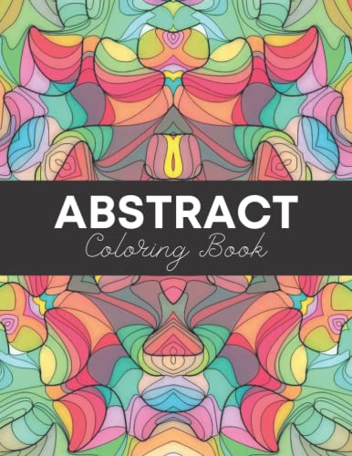 Read 50 Uniqe Abstract Design Adults Coloring Book: Stress Relief Activity Book - One Sided 100 Pages, written by HYGE Press