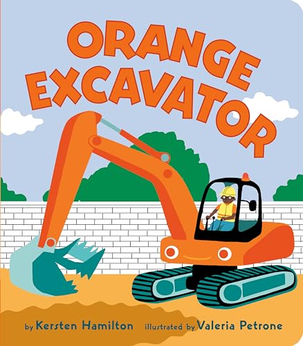 Read Orange Excavator (Red Truck and Friends), written by Kersten Hamilton
