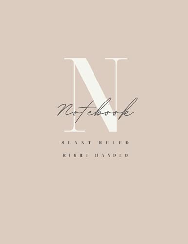 Read Notebook: Slant Ruled Right-Handed Diagonal Lined Notebook Great Gift Idea for Comfortable Writing, written by Alexa Hankins