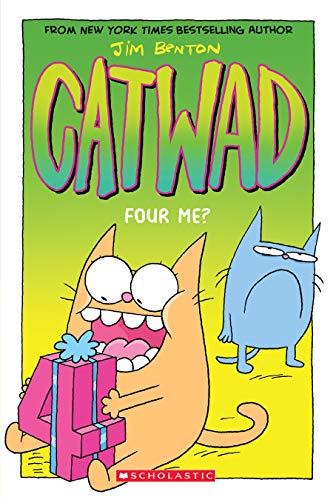 Read Four Me? A Graphic Novel (Catwad #4), written by Jim Benton