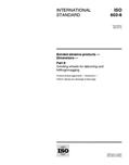 Read ISO 603-8:1999, Bonded abrasive products -- Dimensions -- Part 8: Grinding wheels for deburring and fettling/snagging, written by International Organization for Standardization